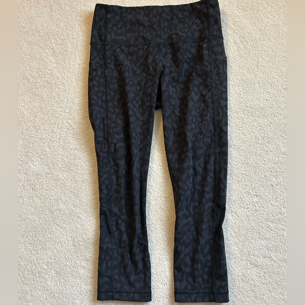 Lululemon Pace Rival Black Patterned Leggings - image 3